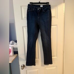 Time and Tru Women's Dark Indigo Straight Leg Jeans Size 4